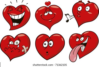 funny hearts collection