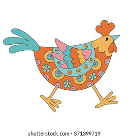 Funny hen