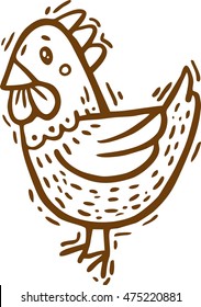 funny hen line