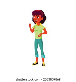 funny hispanic lady talk with seller in beauty shop cartoon vector. funny hispanic lady talk with seller in beauty shop character. isolated flat cartoon illustration