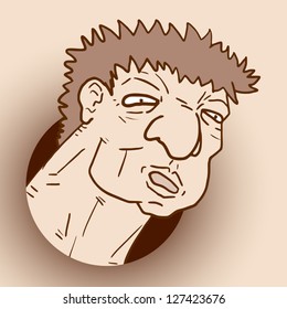 Funny hole face