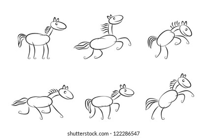 Funny horse