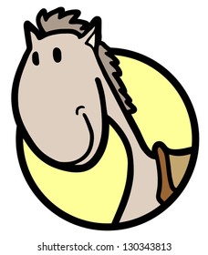 Funny horse