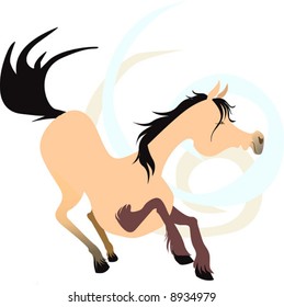 a funny horse