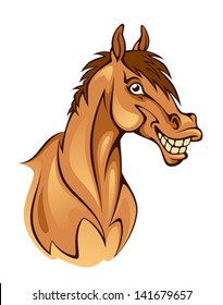 Funny horse head