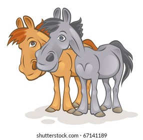 Funny horses