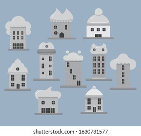 Funny House with Hut Rofs