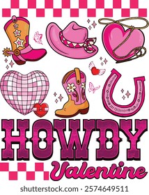 Funny Howdy Honey Valentine Vibes