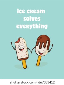 funny ice cream characters