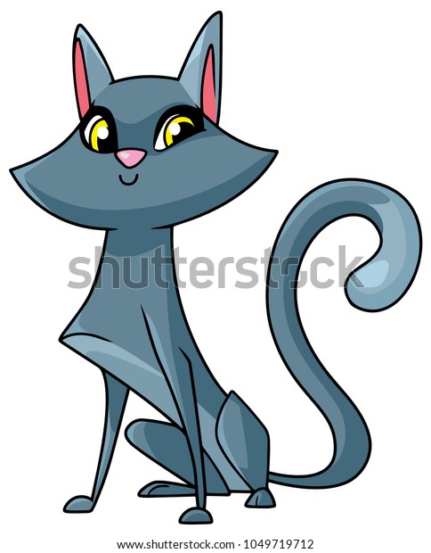 Featured image of post Cartoon Cat Sitting Down The most common cat sitting down material is metal