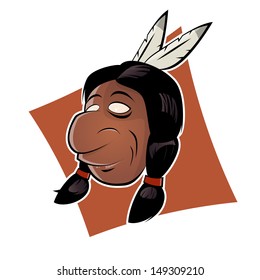 funny indian head