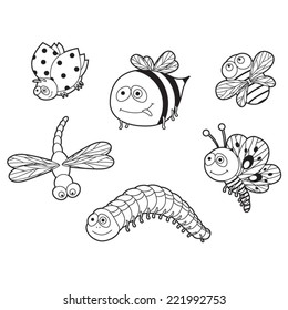 Funny insect stroke