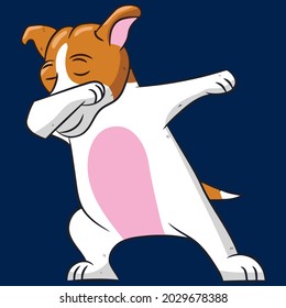 funny jack russel terrier dog gift for a dog owner wo jersey design vector illustration for use in design and print wall art poster canvas