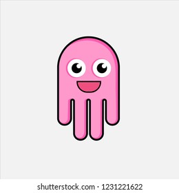 Funny Jellyfish Macot