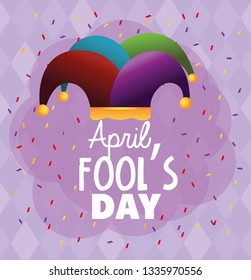 funny joker hat to fools day