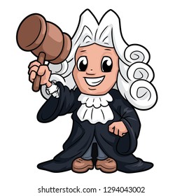 Funny judge character