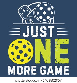 witziges, nur noch ein Pickle-Ball-T-Shirt-Design