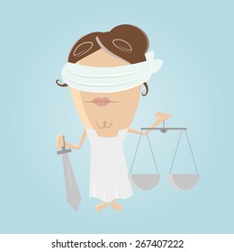 ilustración de justicias graciosas