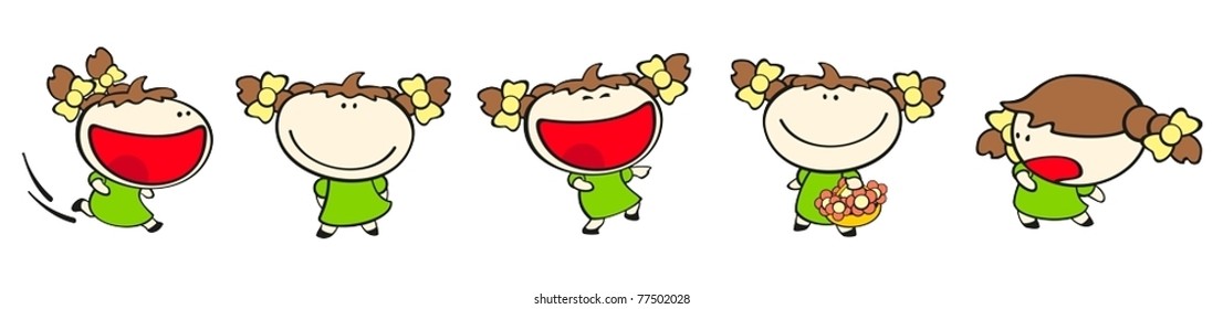 Funny kids #40 - one girl set