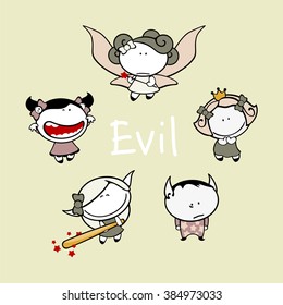 Funny kids #83 - evil creatures