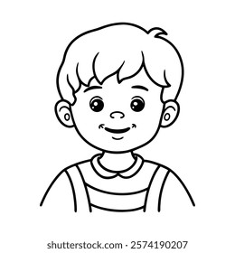 funny kids boy vector design