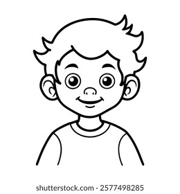 funny kids boy vector design