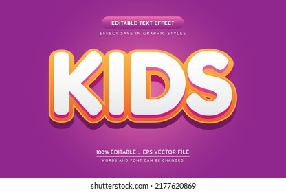 Funny Kids Editable Text Effect	
