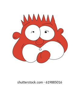 
Funny kids face icon