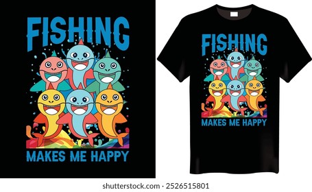 Funny Kinds Fishing T Shirt Design- Fishing t-shirt design

