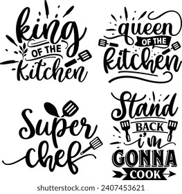 Funny Kitchen Bundle, Kitchen Saying, paquete de diseño, paquete Apron, diseño de letreros de cocina, paquete de toallas de cocina, diseño de cocina, diseño de hornear