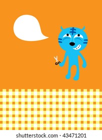 funny kitten card