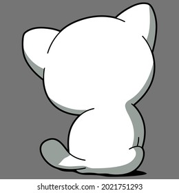 funny kitten kawaii wo sport t design vector illustration for use in design and print wall art poster canvas