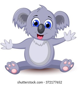 funny koala cartoon