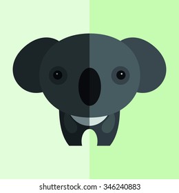 Funny Koala Vector illustration