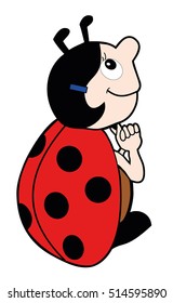 Funny ladybug mather