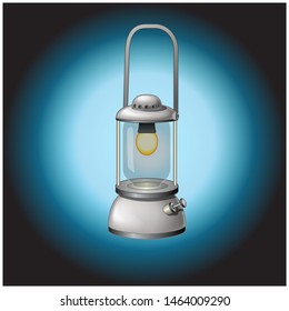 Funny Latern Cartoon For Your Design