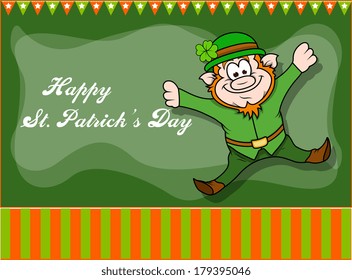 Funny Leprechaun PatrickÃ¢Â?Â?s Day Banner