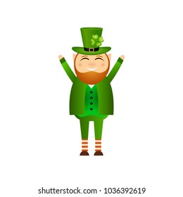 Funny leprechaun for St. Patrick Day