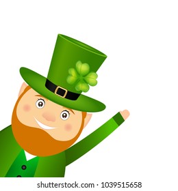 Funny leprechaun for St. Patrick Day