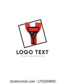 Plantilla de logotipo de tipo de letra divertida Y, logotipo de vector para identidad empresarial y de empresa 
