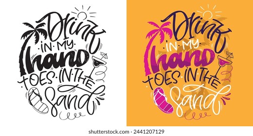 Funny lettering hand drawn doodle quote. Lettering t-shirt design, 100% vector.