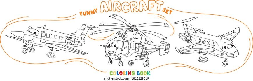 Funny Light Aircraft-Flugzeugfarbenbuchset