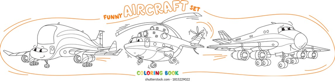 Flugzeuge und Hubschrauberfarben-Bestückungsbücher für Flugzeuge und Flugzeuge