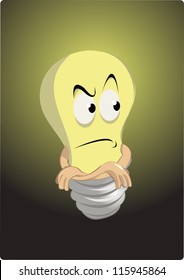 a funny light bulb
