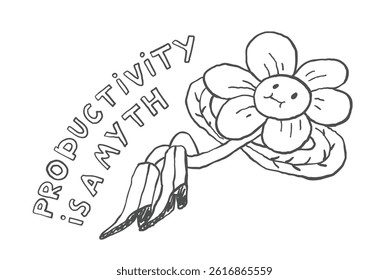 Funny line art, comic print, lazy quote sublimation and embroidery design