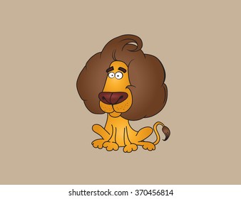 Funny lion