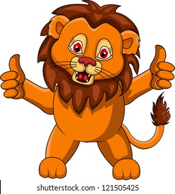 funny Lion cartoon