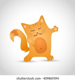 funny little cat