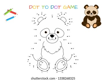 Funny little dog. Copy the picture. Coloring book. Educational game for children. Cartoon vector illustration