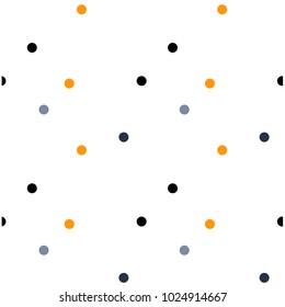 Funny little dots seamless pattern. Design for print, fabric, textile. Seamless wallpaper